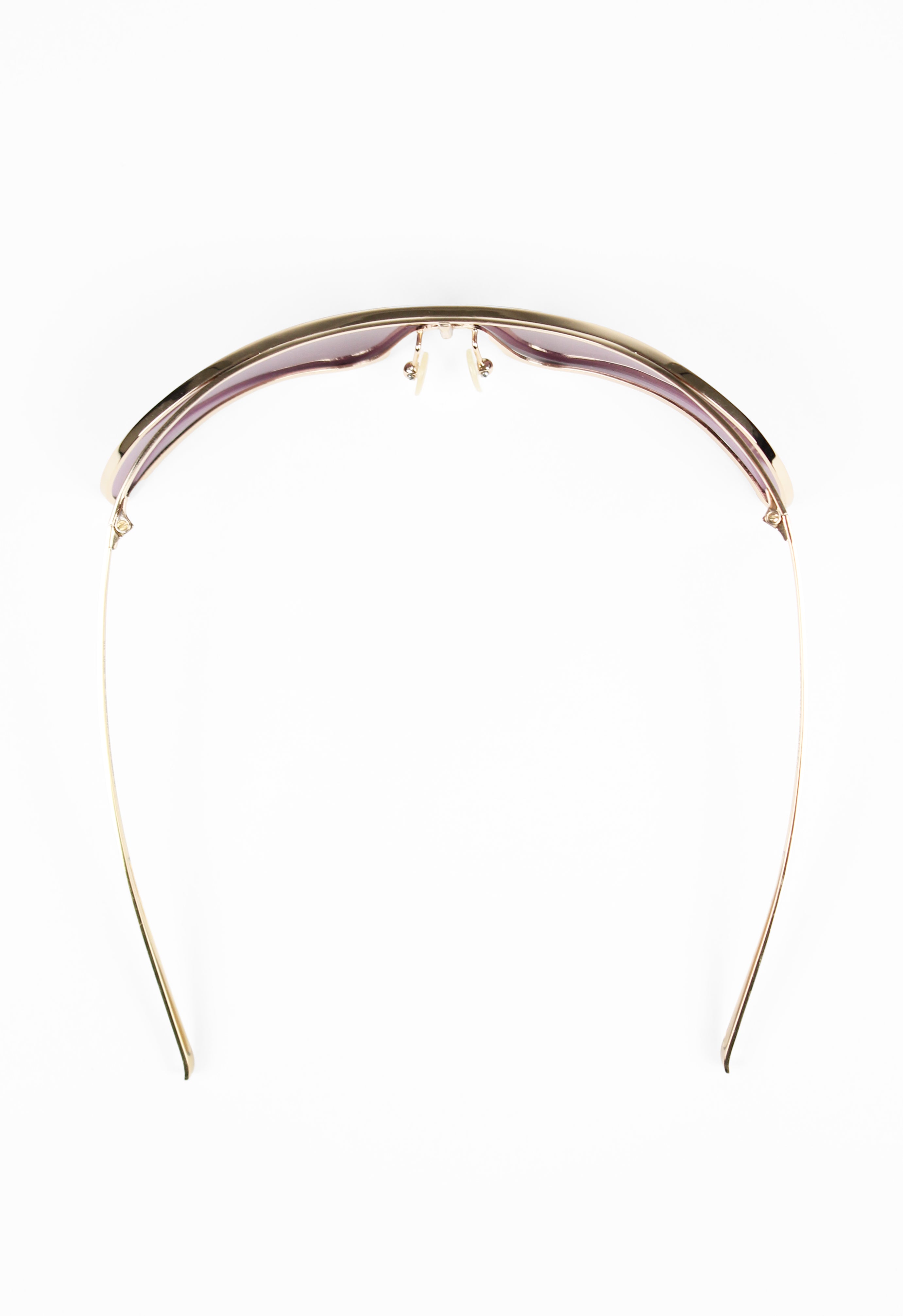 ALEXANDER MCQUEEN 2000'S EXTREME CURVED WRAPAROUND SUNGLASSES