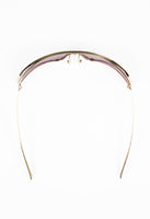 ALEXANDER MCQUEEN 2000'S EXTREME CURVED WRAPAROUND SUNGLASSES