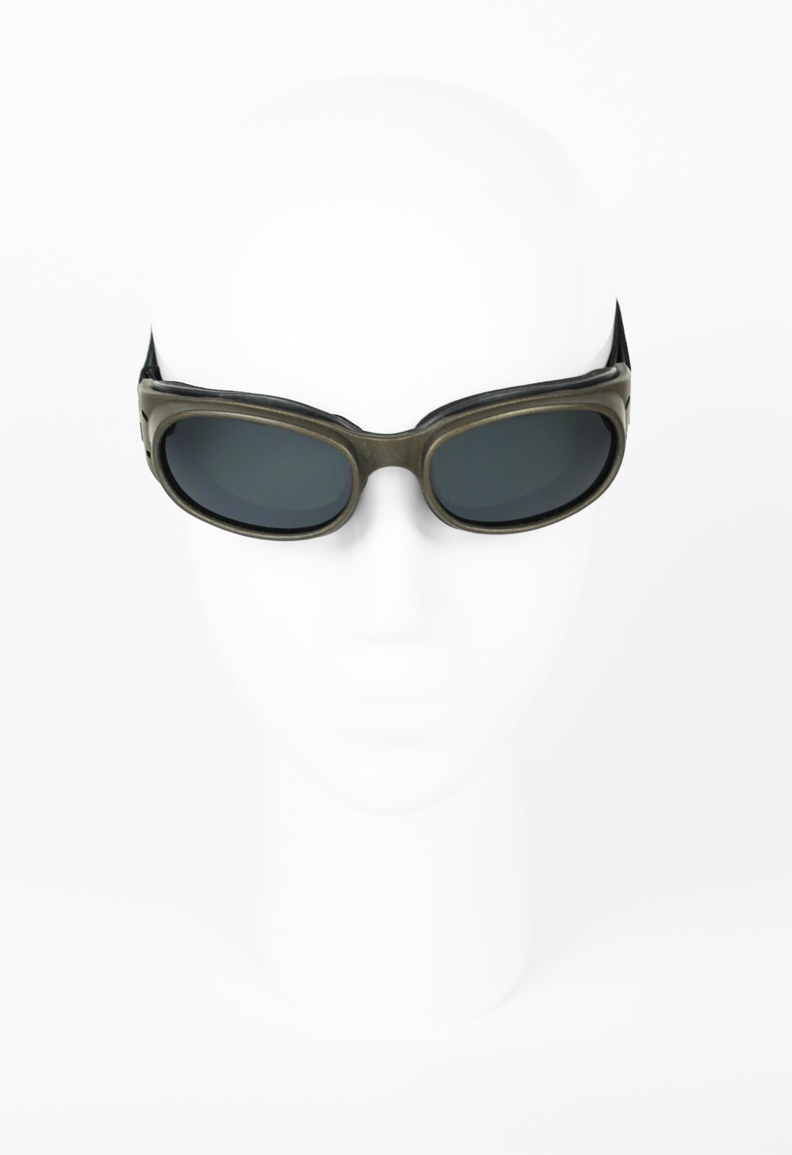 CALVIN KLEIN METALLIC GOGGLE SUNGLASSES