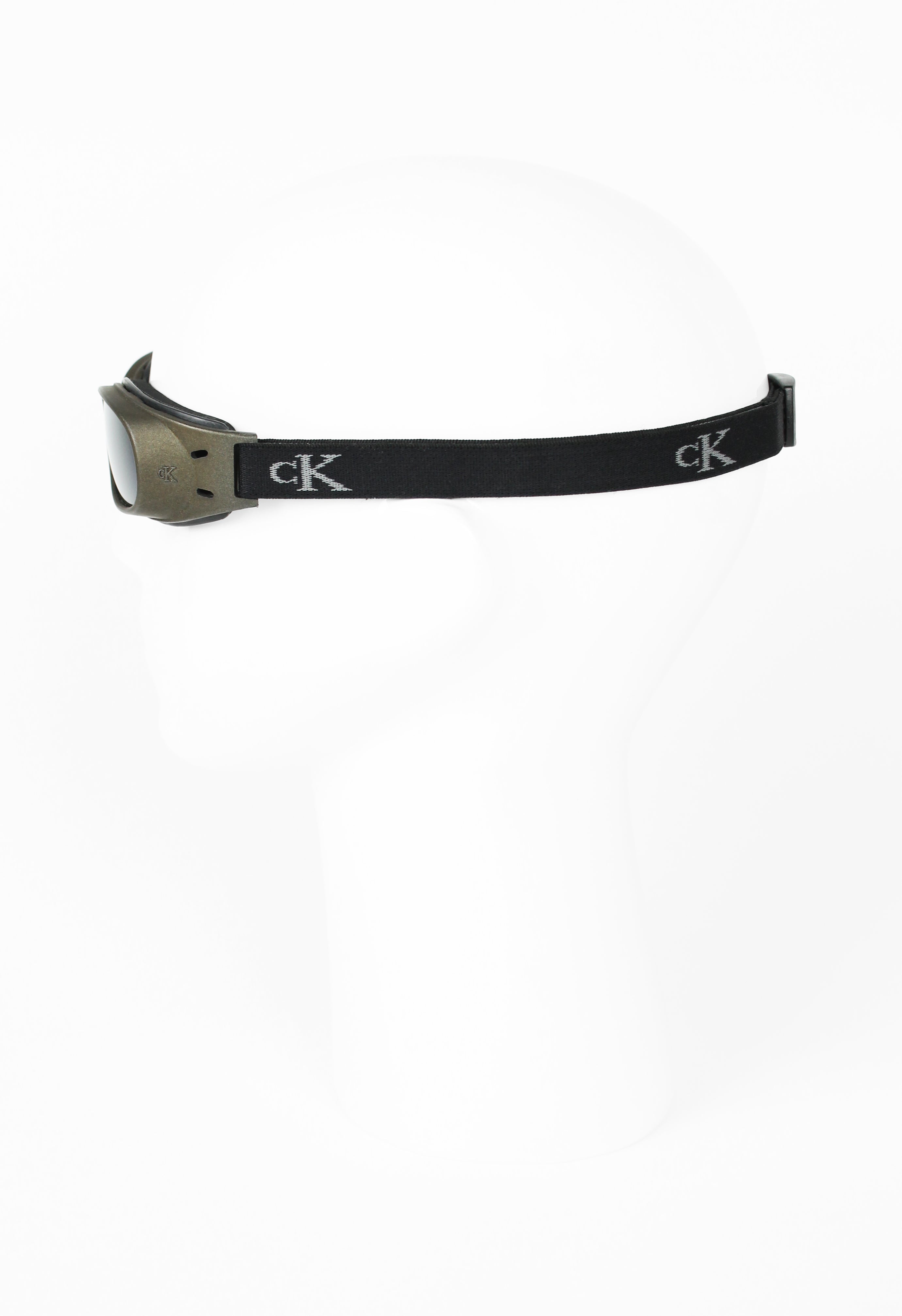 CALVIN KLEIN METALLIC GOGGLE SUNGLASSES