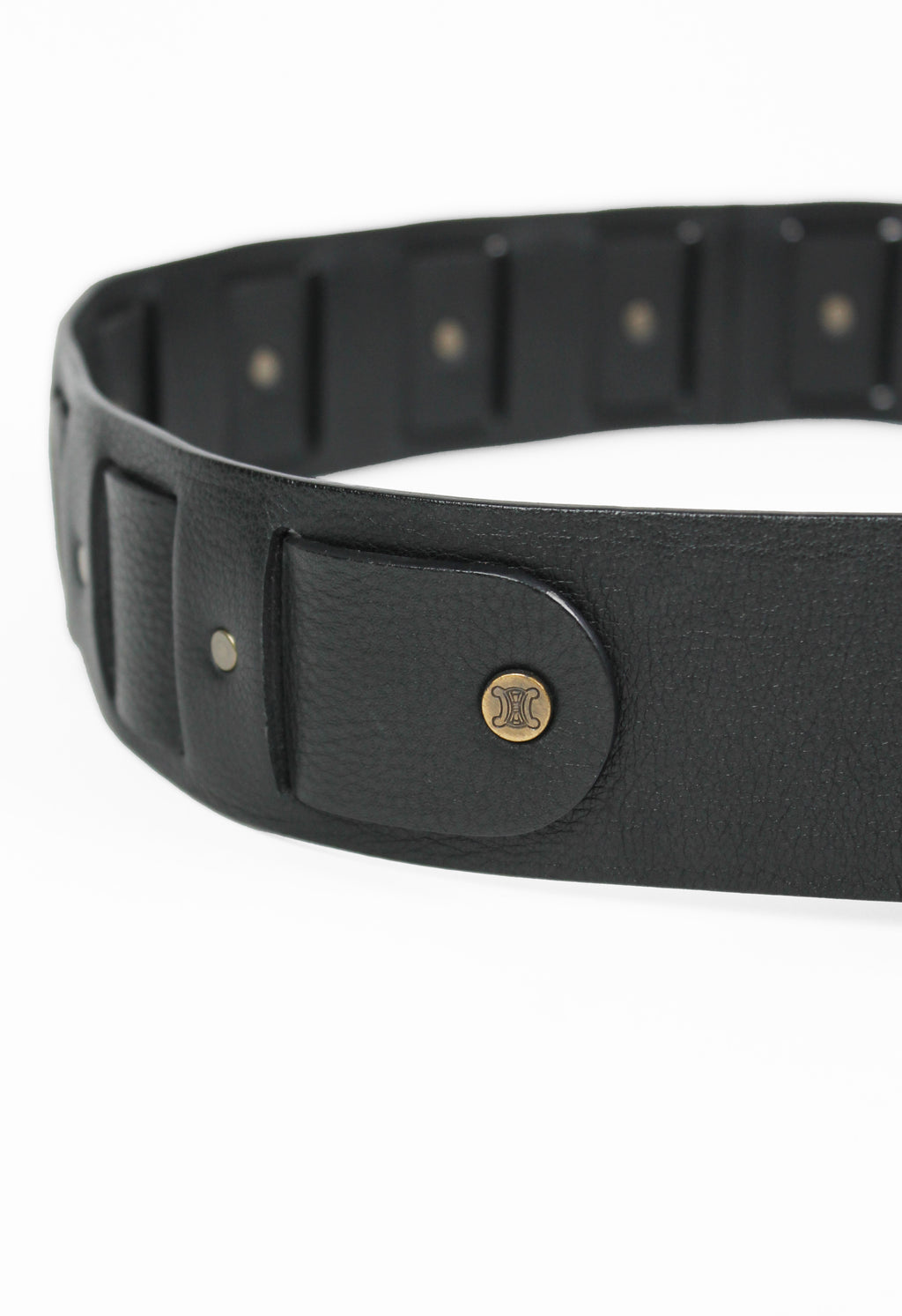 CELINE SS 2003 WOVEN LEATHER BELT