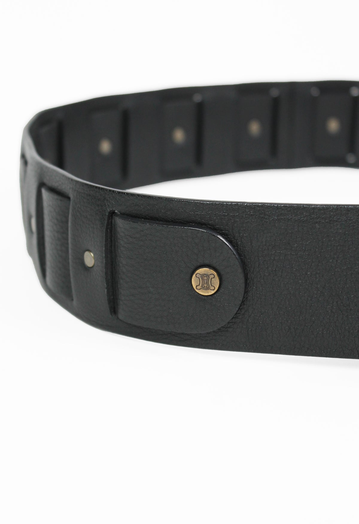 CELINE SS 2003 WOVEN LEATHER BELT