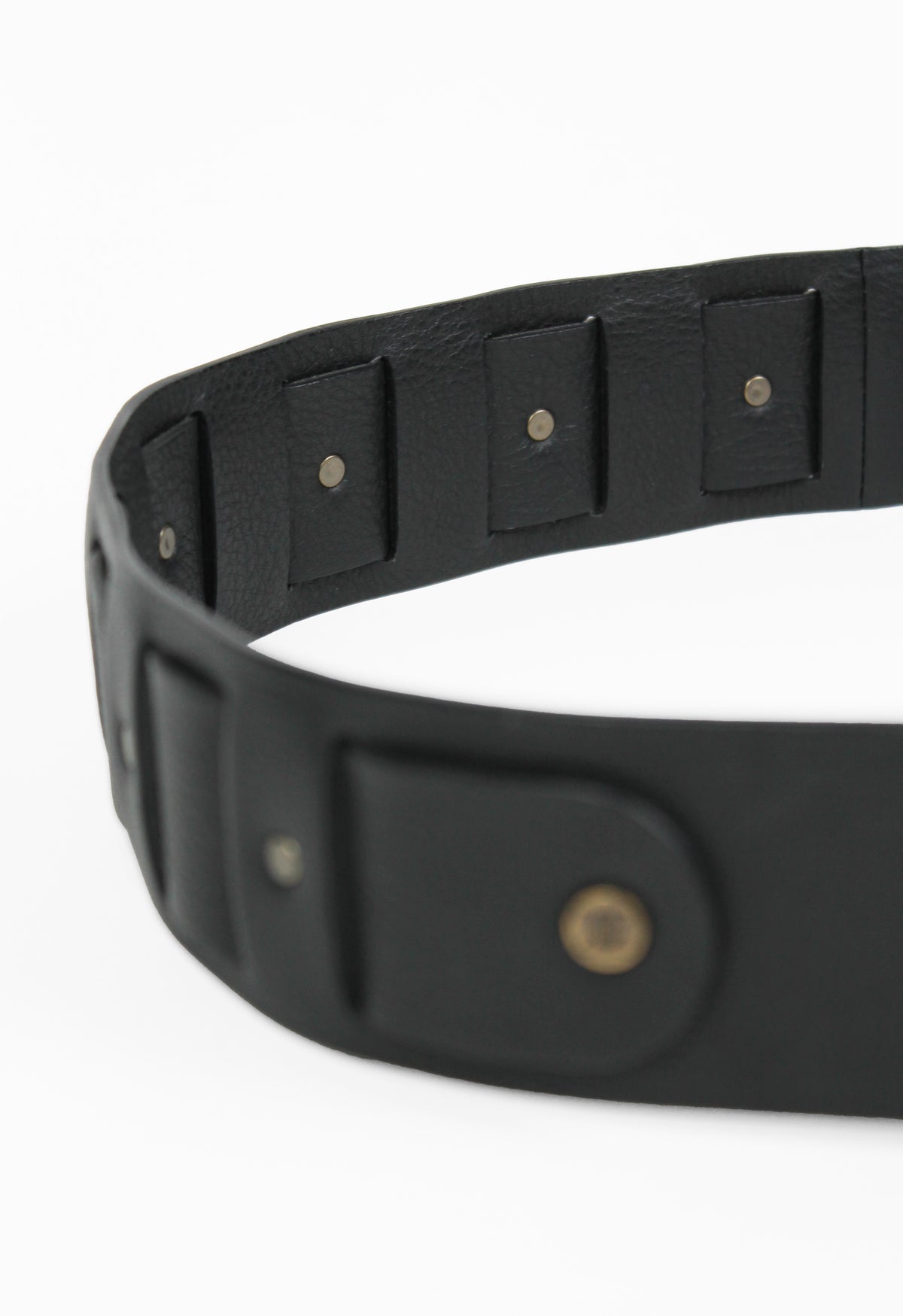 CELINE SS 2003 WOVEN LEATHER BELT