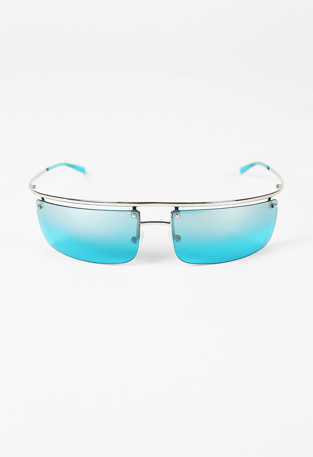 CELINE 2002 CURVED BLUE SUNGLASSES
