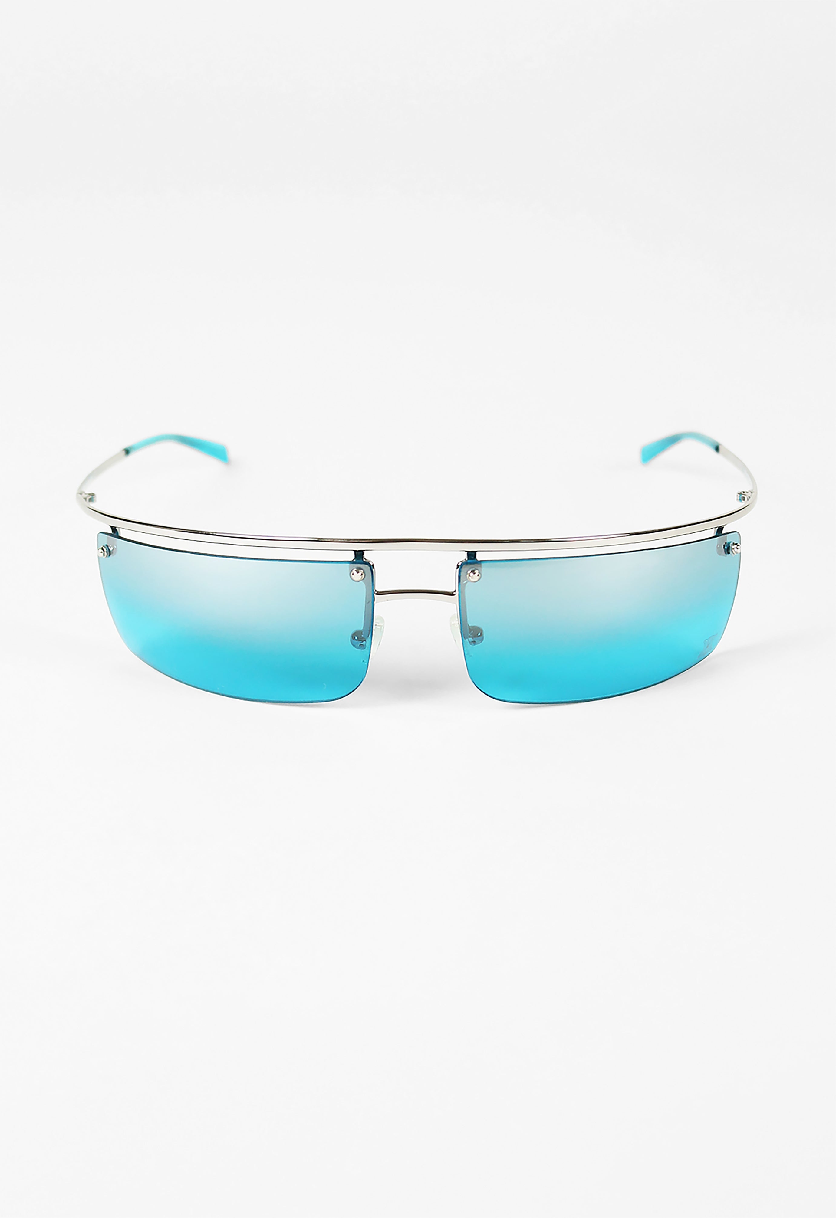CELINE 2002 CURVED BLUE SUNGLASSES