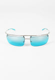 CELINE 2002 CURVED BLUE SUNGLASSES