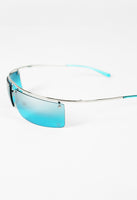 CELINE 2002 CURVED BLUE SUNGLASSES