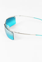 CELINE 2002 CURVED BLUE SUNGLASSES