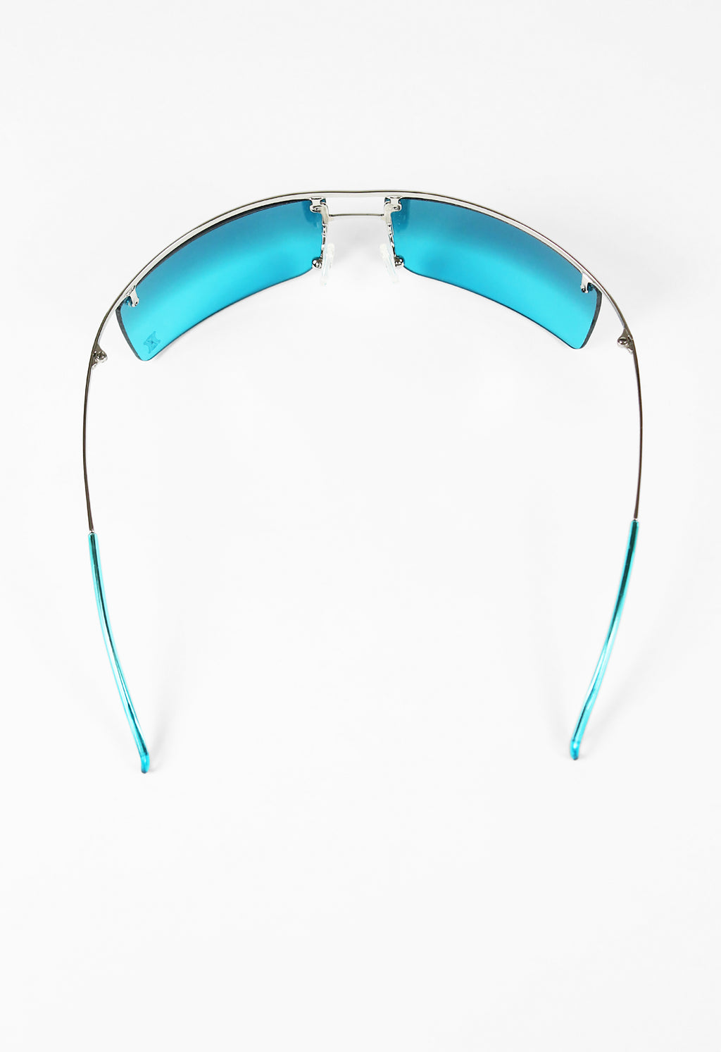 CELINE 2002 CURVED BLUE SUNGLASSES