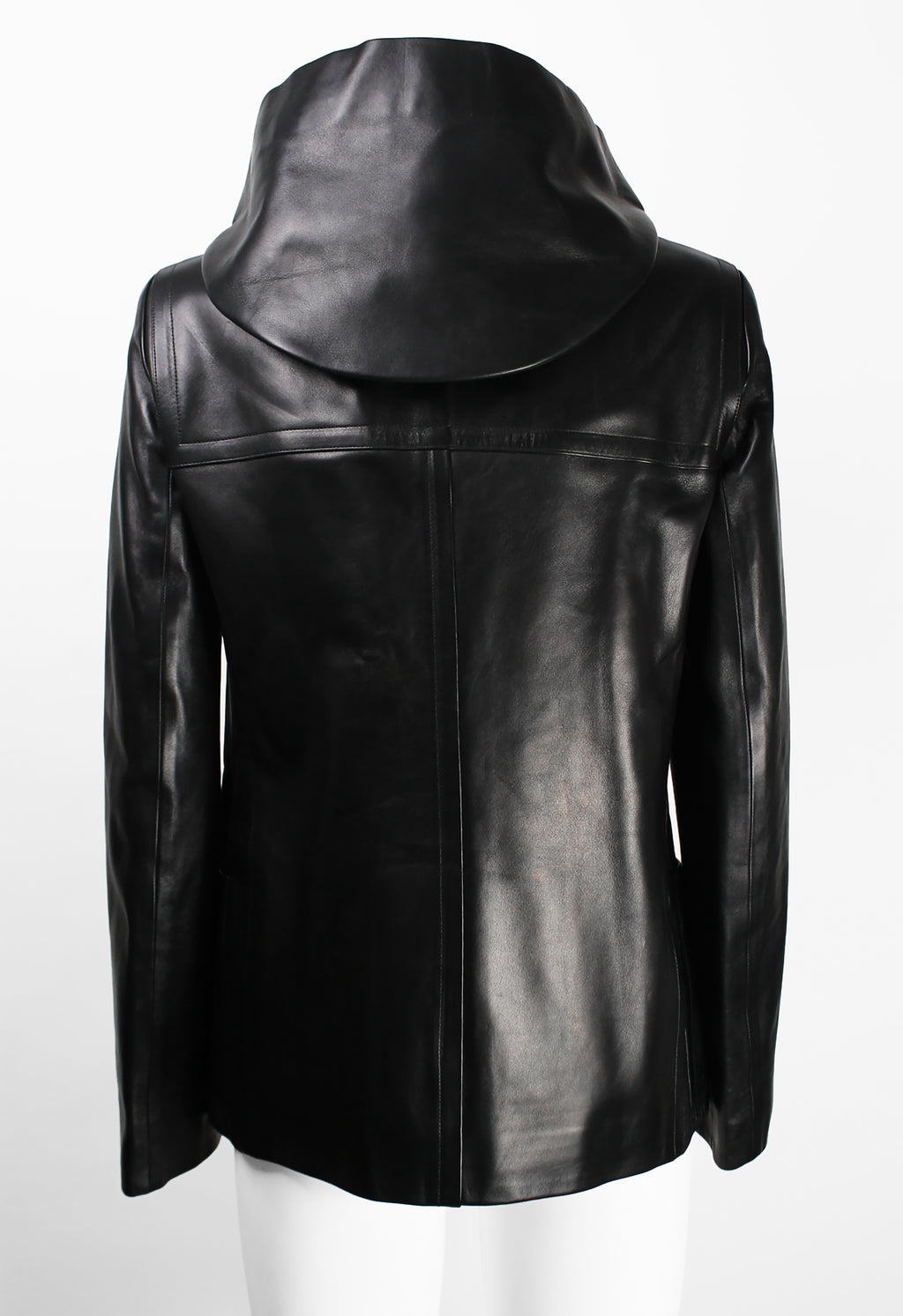 CELINE FW 1999 HOODED LEATHER JACKET