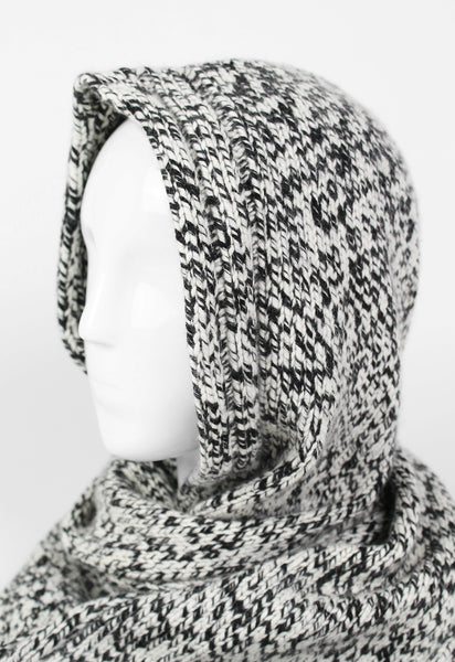 CELINE FW 1999 CASHMERE HOODED SCARF