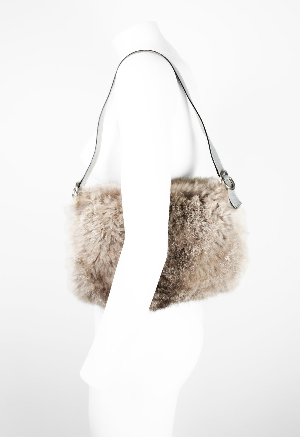 CELINE FW 1999 FUR SHOULDER BAG