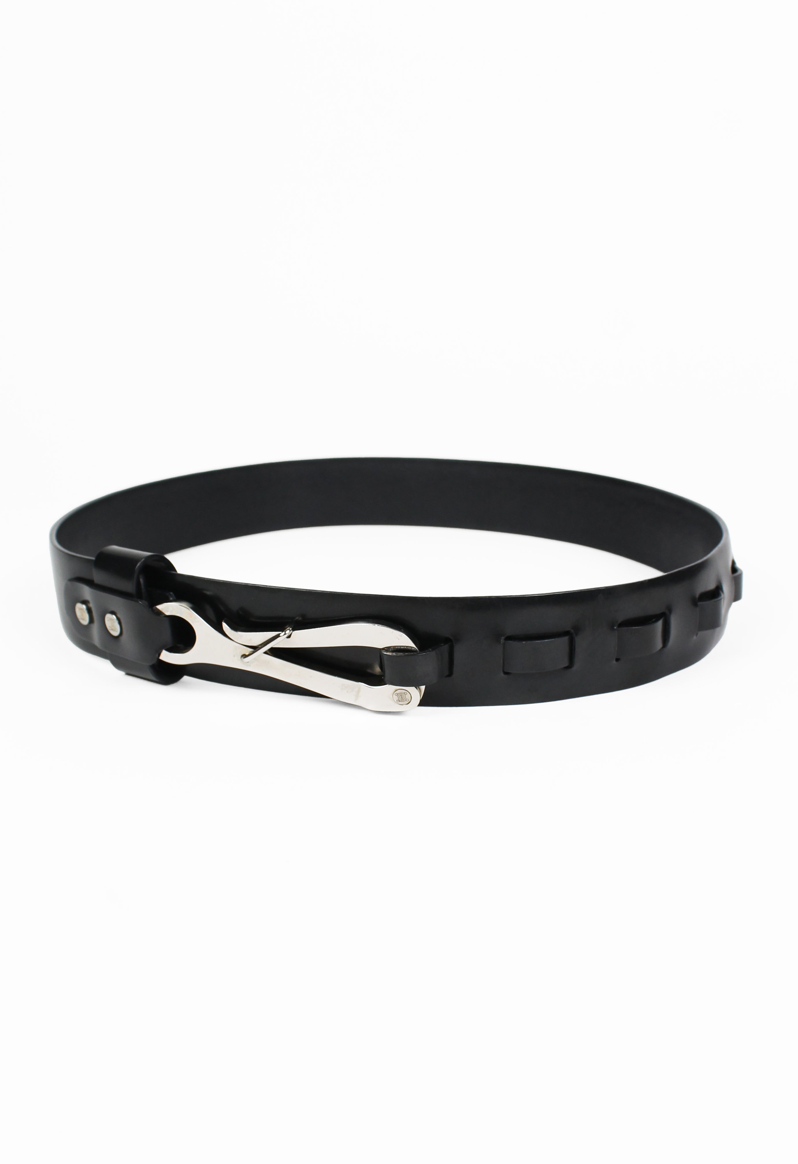 CELINE FW 2001 HOOK CLASP BELT
