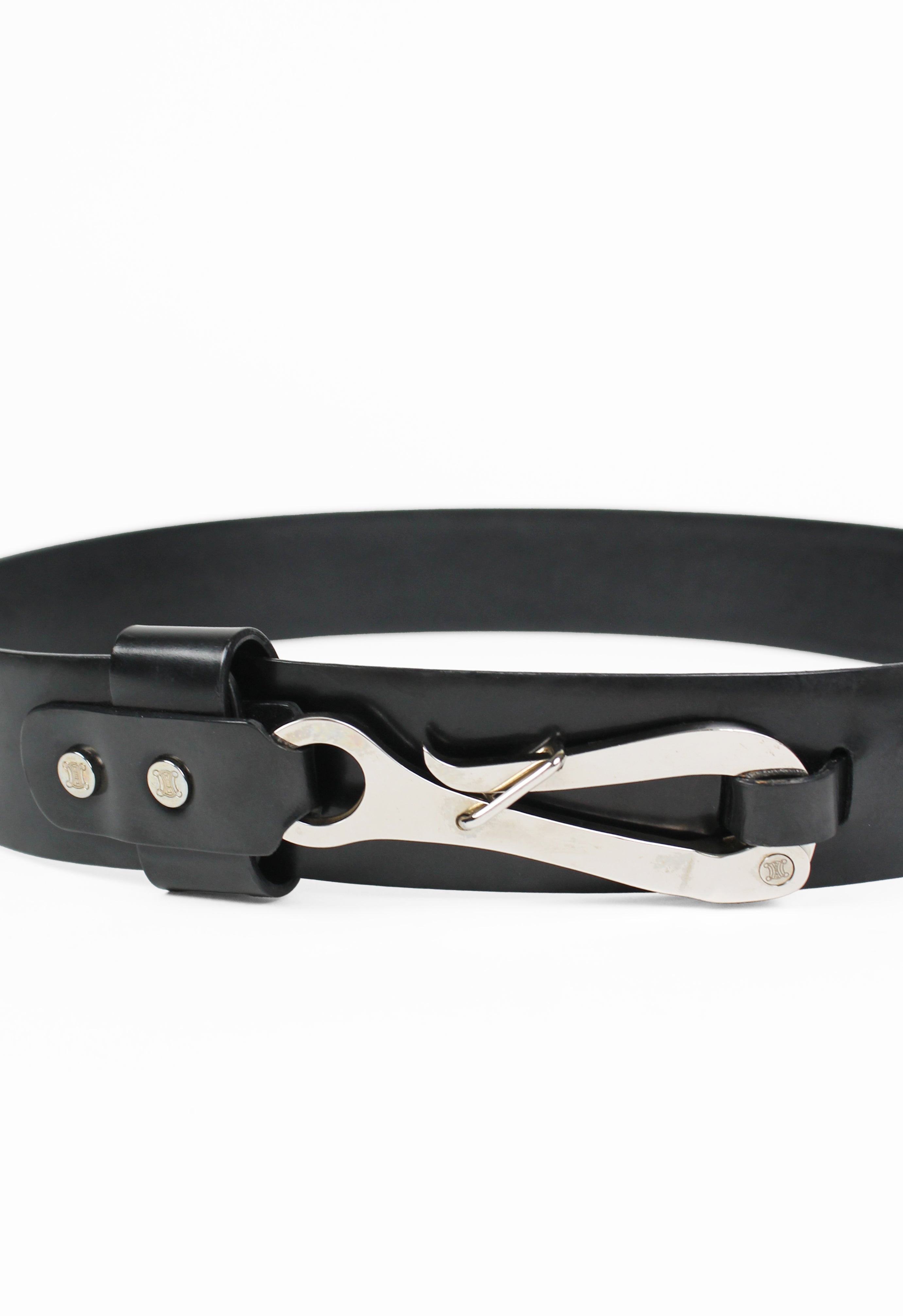 CELINE FW 2001 HOOK CLASP BELT