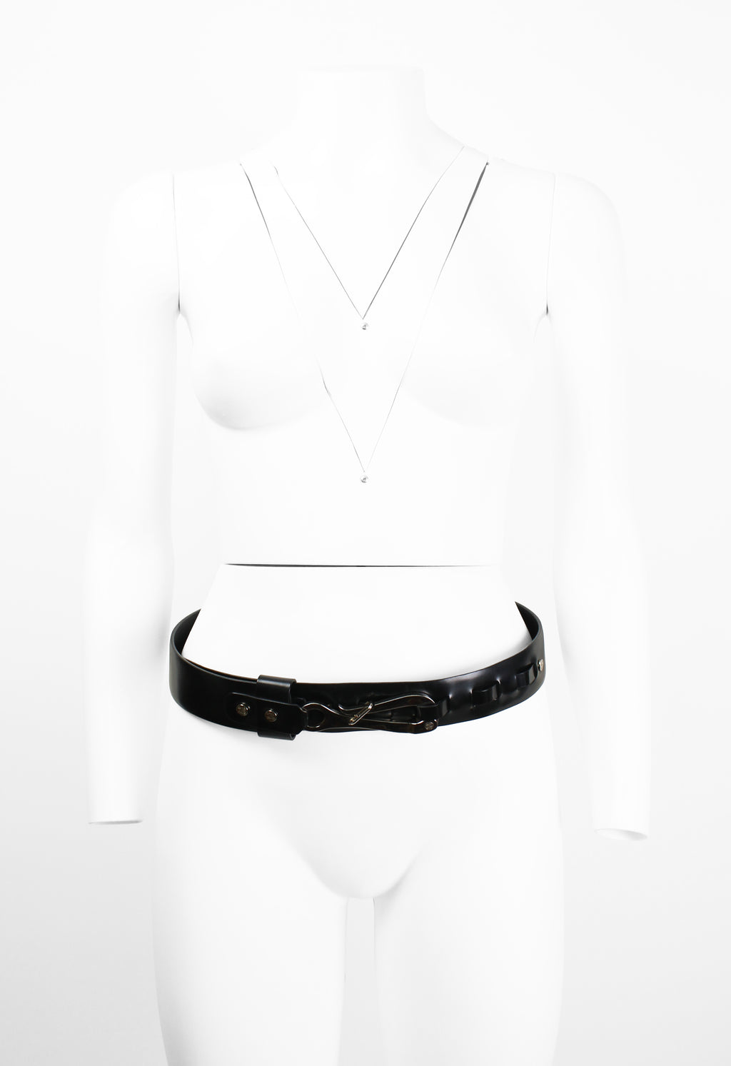 CELINE FW 2001 HOOK CLASP BELT