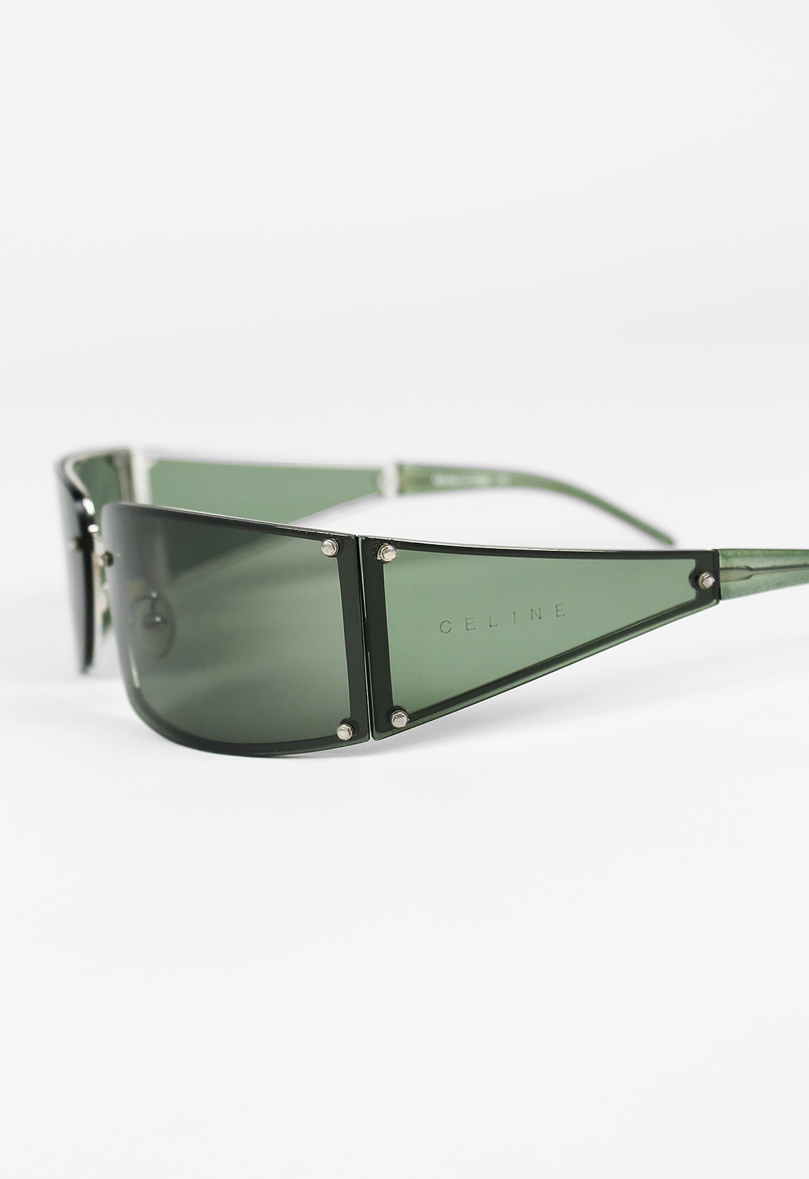 CELINE FW 2002 EXTREME WRAPAROUND SUNGLASSES