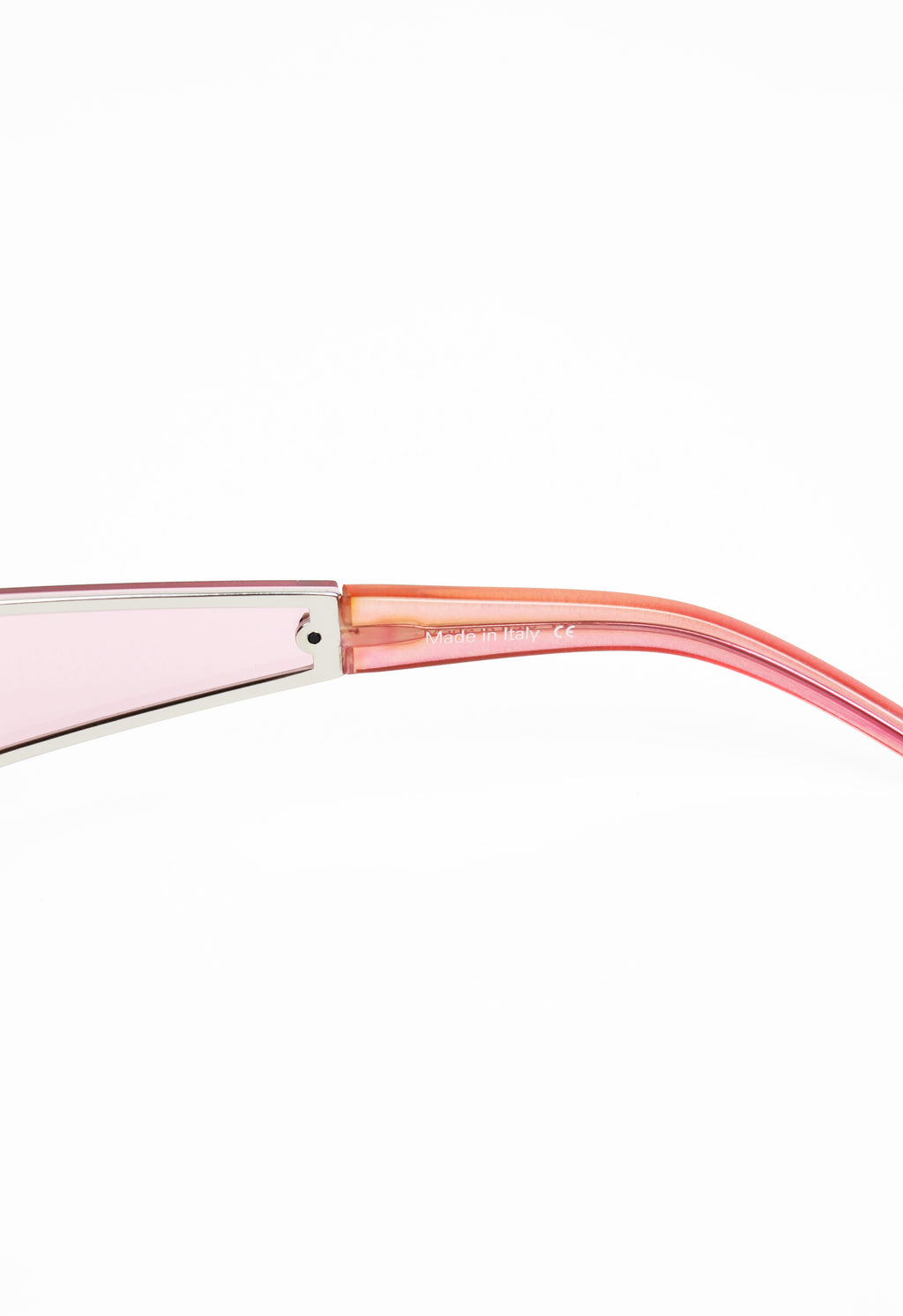 CELINE FW 2002 PINK EXTREME WRAPAROUND SUNGLASSES