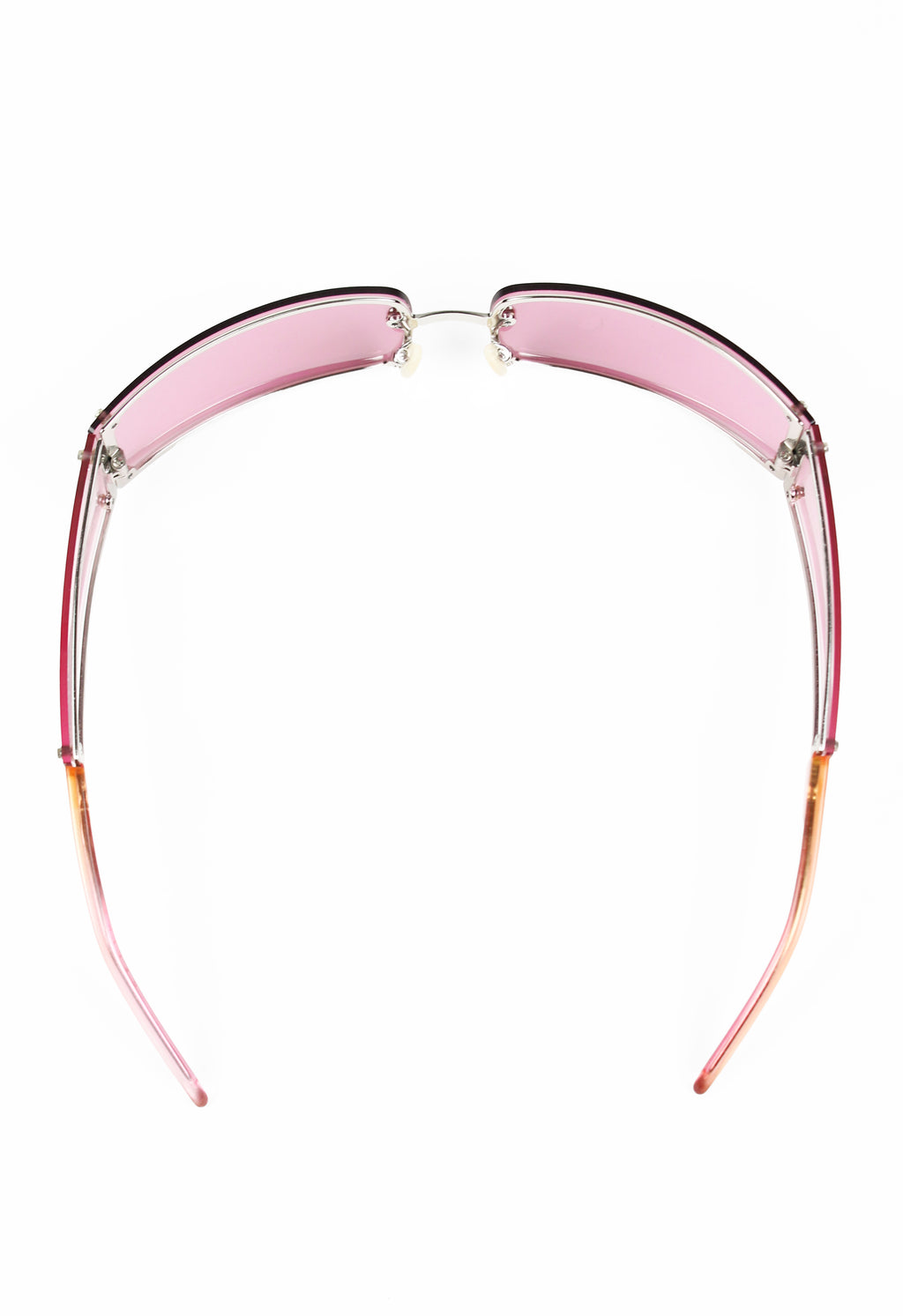 CELINE FW 2002 PINK EXTREME WRAPAROUND SUNGLASSES