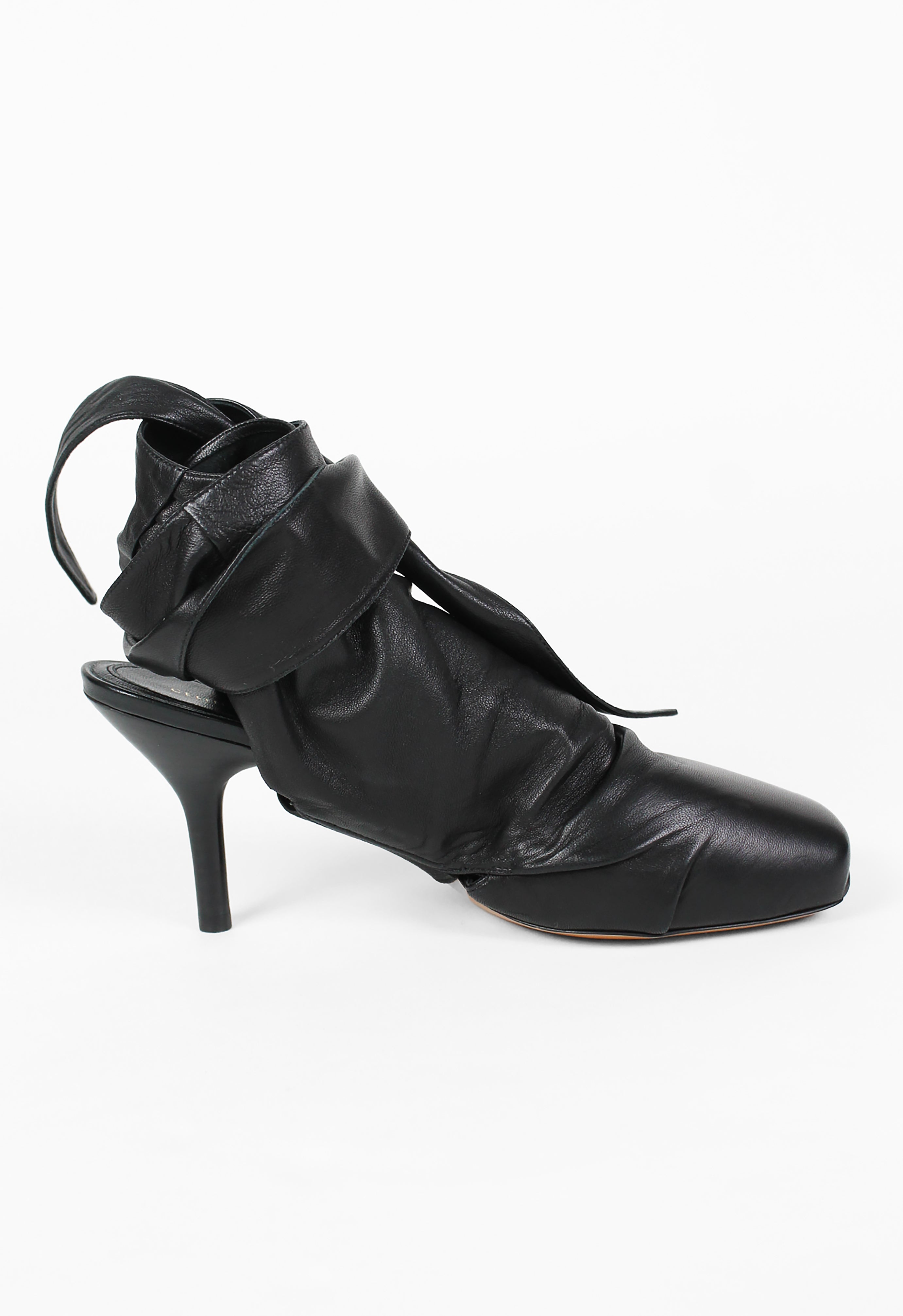 CÉLINE RESORT 2018 NAPPA LEATHER BALLET HEELS
