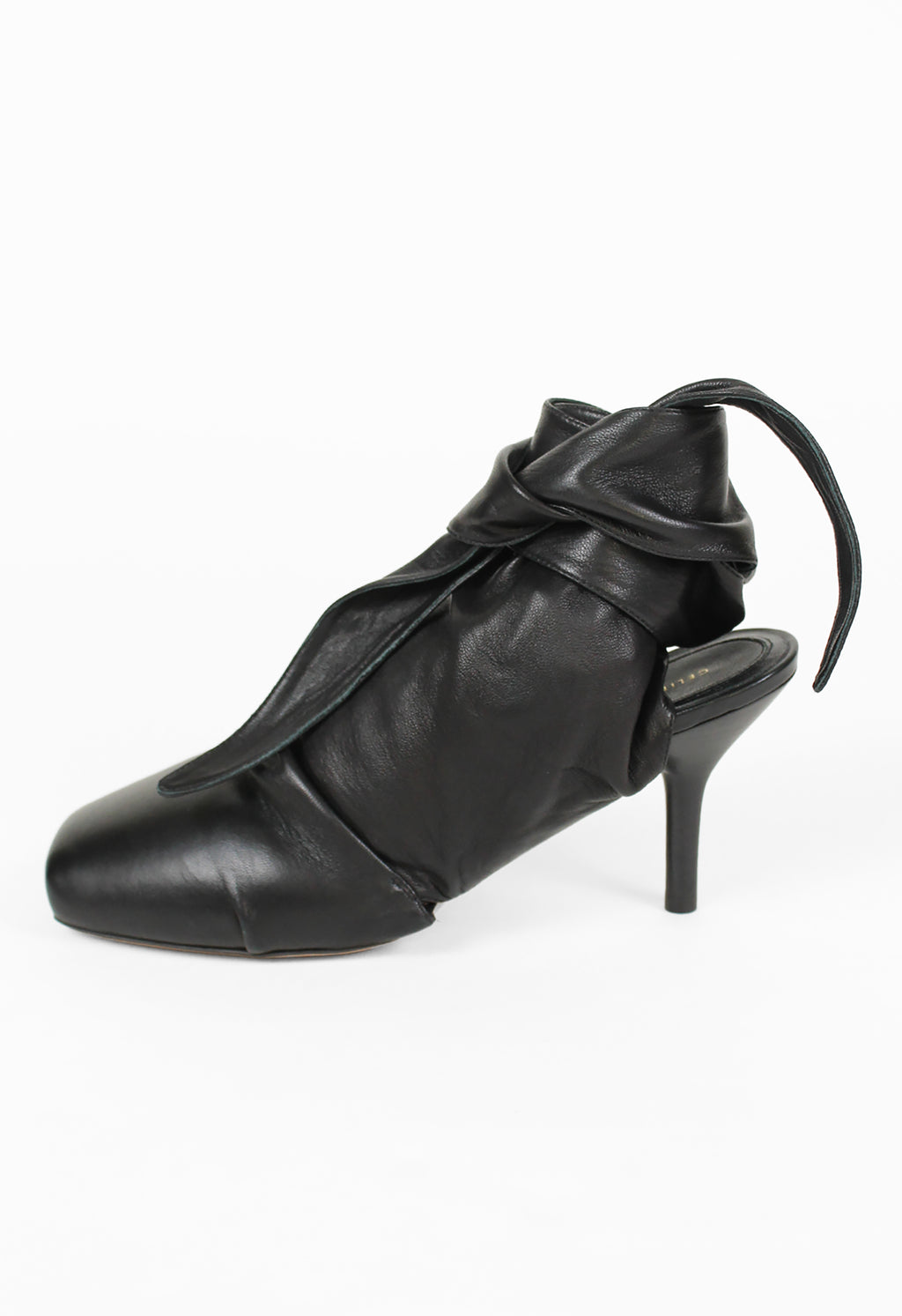 CÉLINE RESORT 2018 NAPPA LEATHER BALLET HEELS