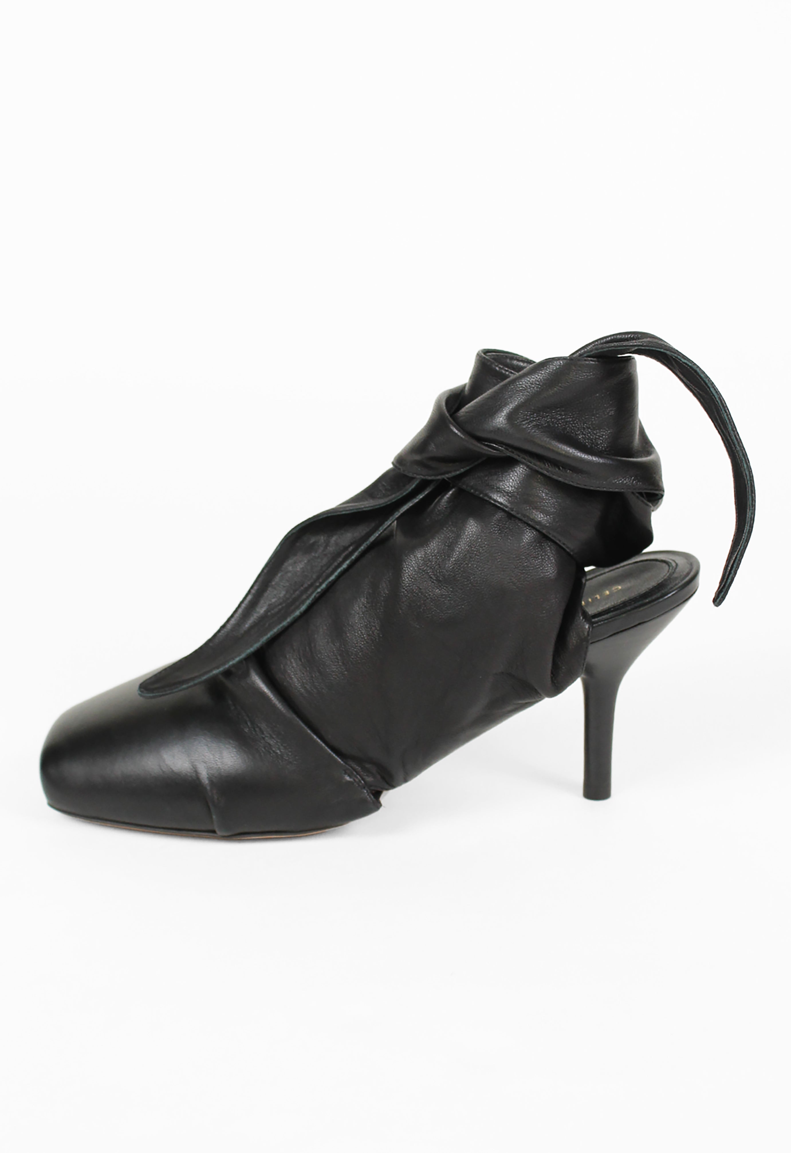 CÉLINE RESORT 2018 NAPPA LEATHER BALLET HEELS