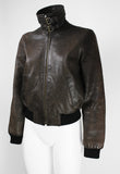 CELINE SS 2001 LEATHER BOMBER JACKET