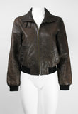 CELINE SS 2001 LEATHER BOMBER JACKET