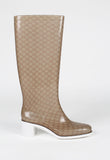 CELINE TALL TRIOMPHE RAIN BOOTS