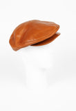 CELINE FW 2009 TAN LEATHER CAP