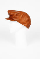 CELINE FW 2009 TAN LEATHER CAP