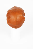 CELINE FW 2009 TAN LEATHER CAP