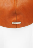 CELINE FW 2009 TAN LEATHER CAP