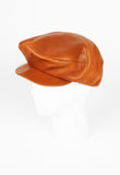 CELINE FW 2009 TAN LEATHER CAP