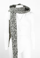 CELINE FW 1999 CASHMERE HOODED SCARF
