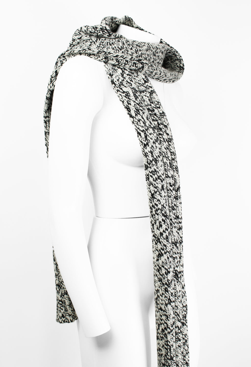 CELINE FW 1999 CASHMERE HOODED SCARF