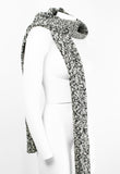 CELINE FW 1999 CASHMERE HOODED SCARF