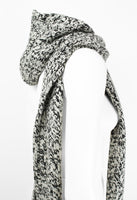 CELINE FW 1999 CASHMERE HOODED SCARF