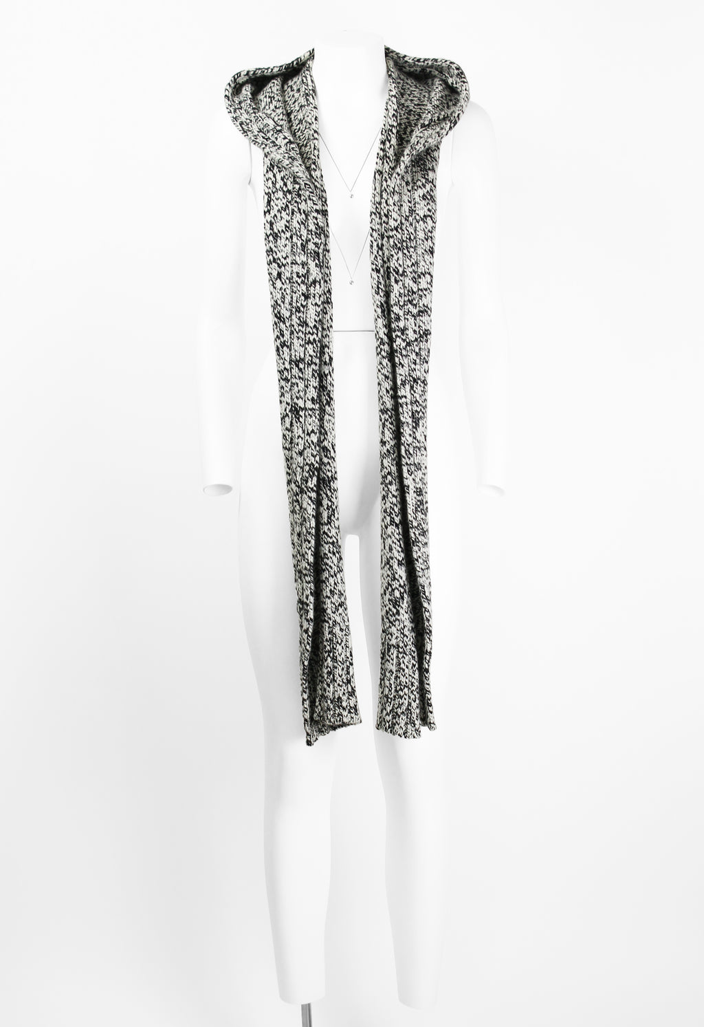CELINE FW 1999 CASHMERE HOODED SCARF
