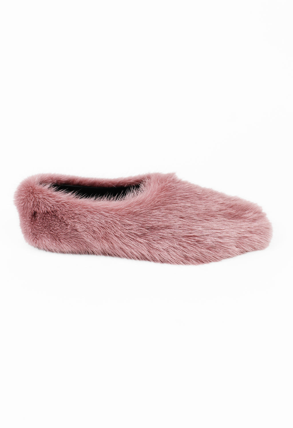 CÉLINE BY PHOEBE PHILO PINK FUR BALLET SHOES