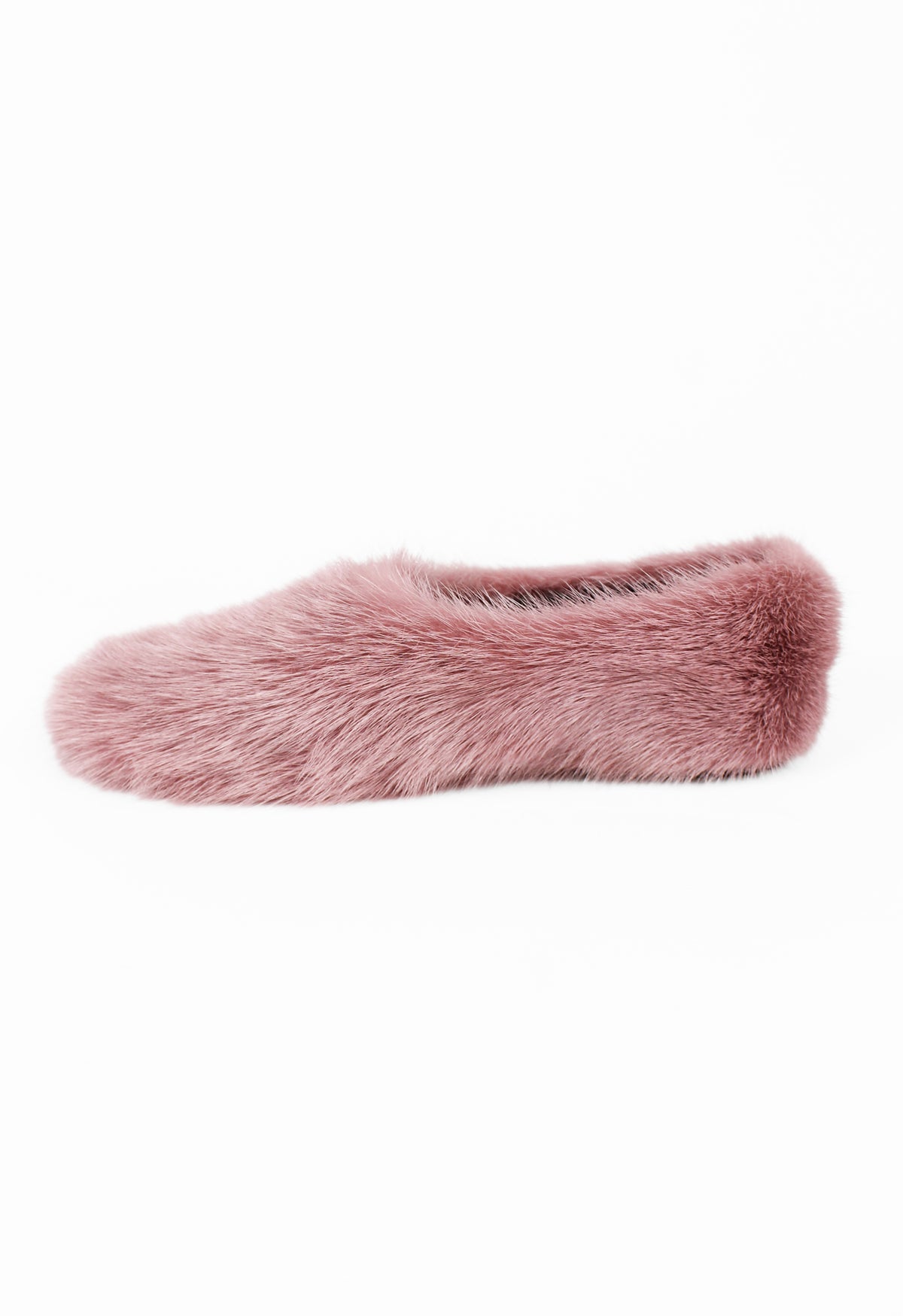 CÉLINE BY PHOEBE PHILO PINK FUR BALLET SHOES