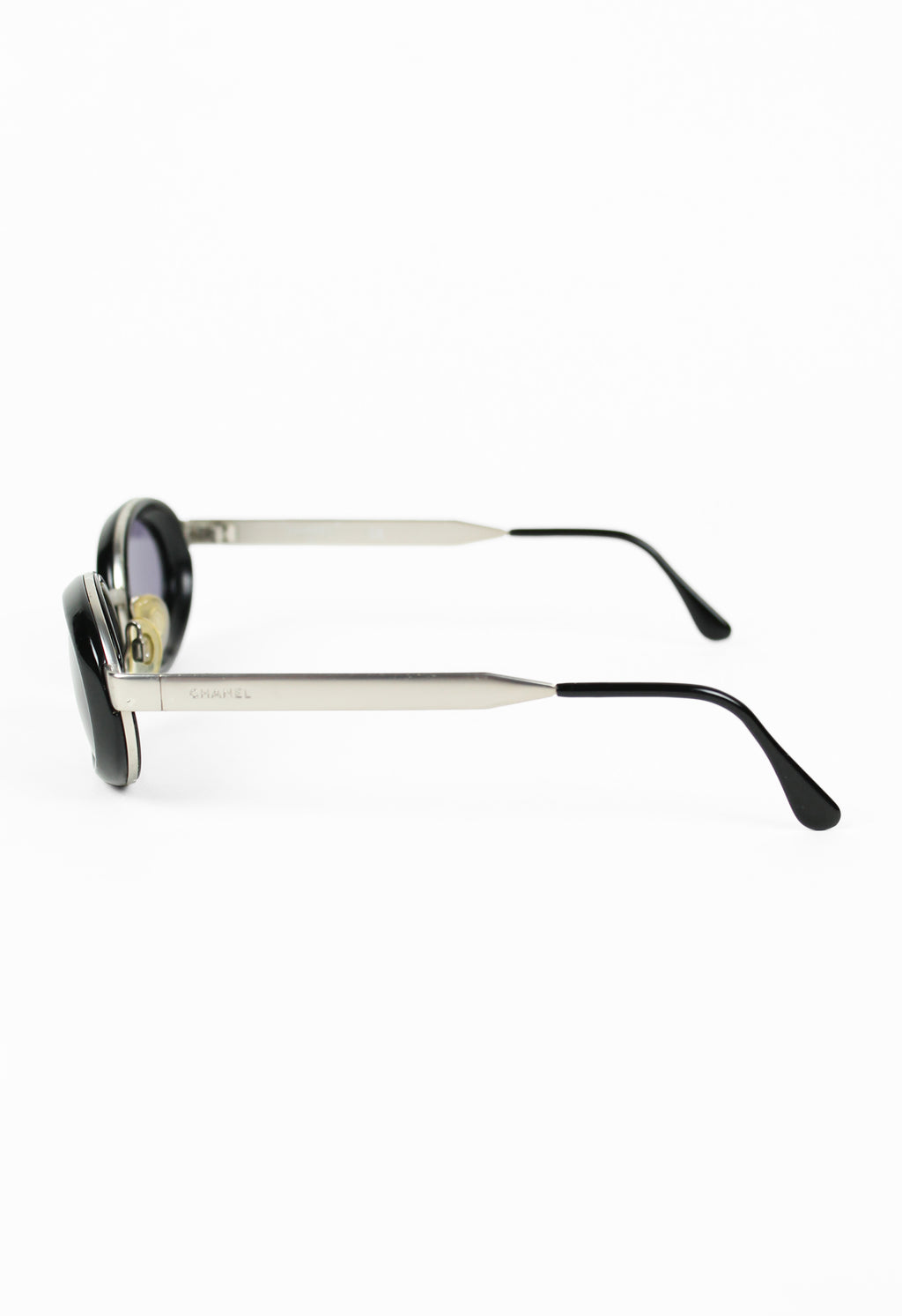 CHANEL 1990'S OVAL SUNGLASSES