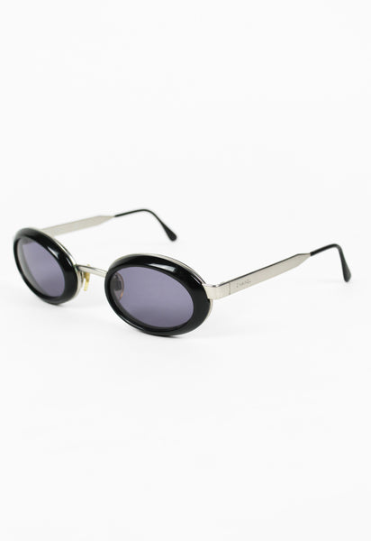 CHANEL 1990'S OVAL SUNGLASSES