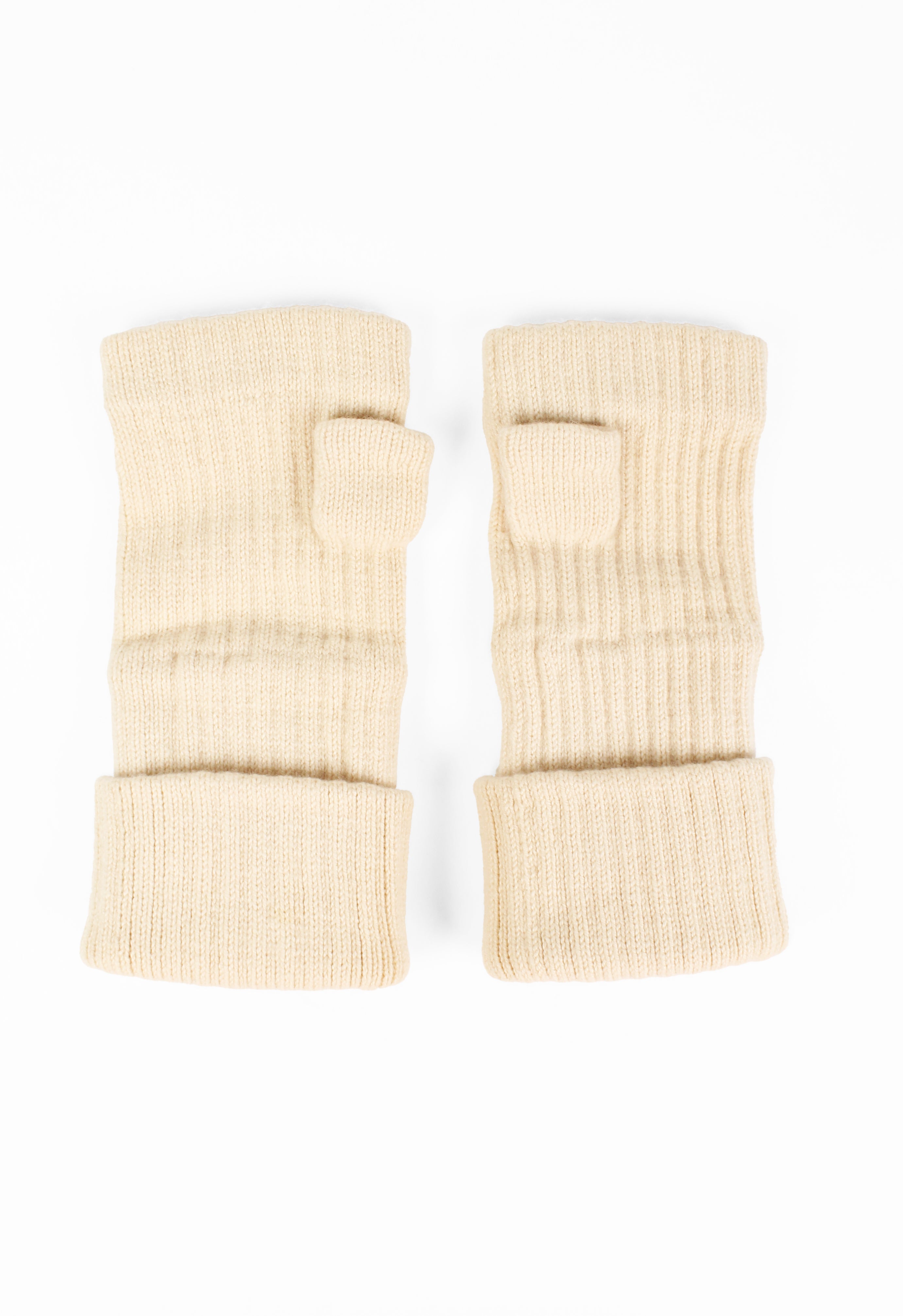 CHANEL SPORT CASHMERE FINGERLESS GLOVES