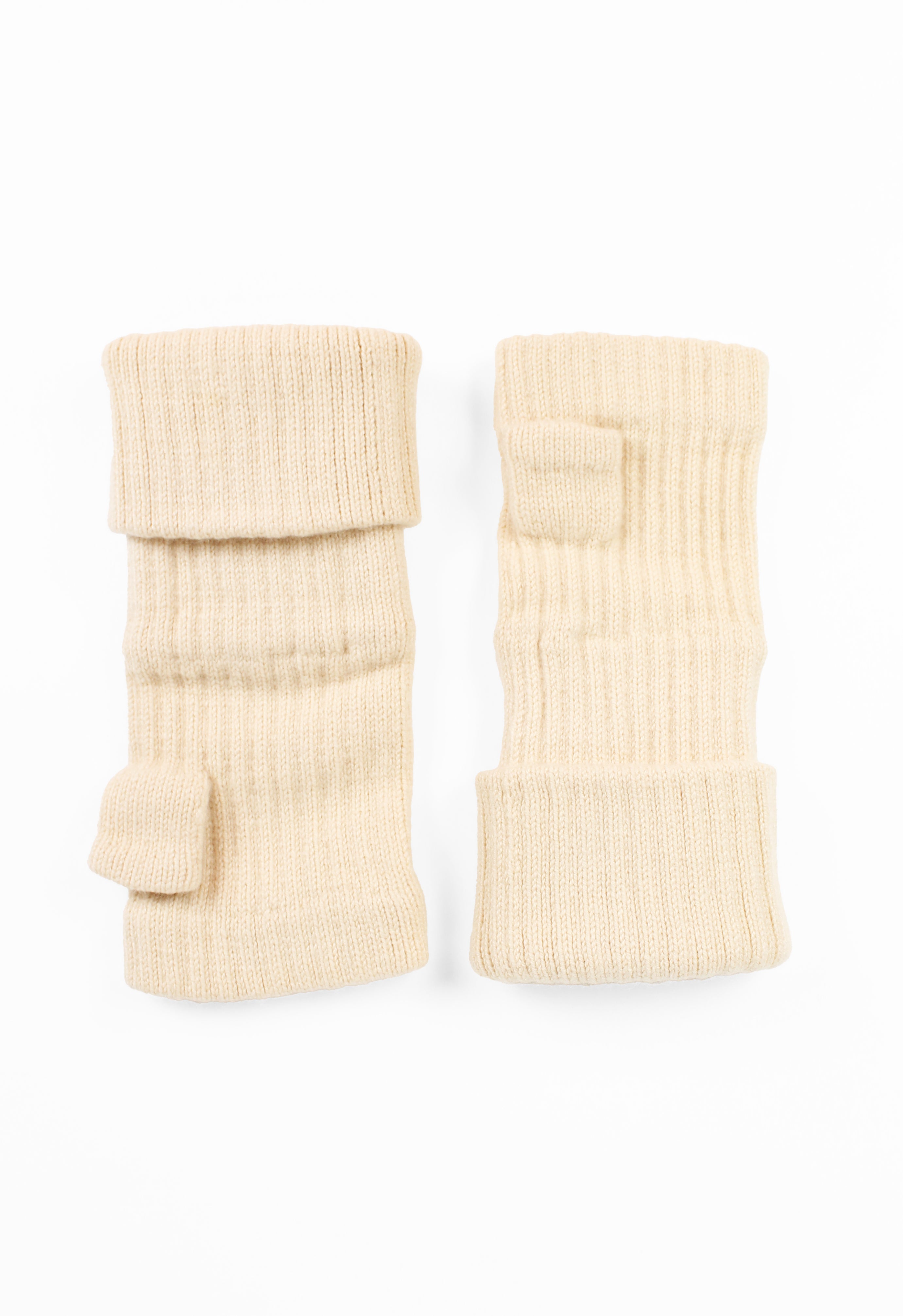 CHANEL SPORT CASHMERE FINGERLESS GLOVES