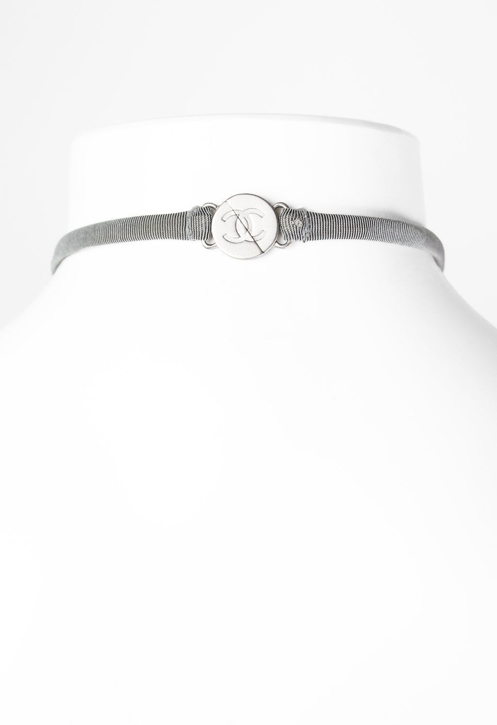 CHANEL CRUISE 1999 SILVER BIKINI TOP