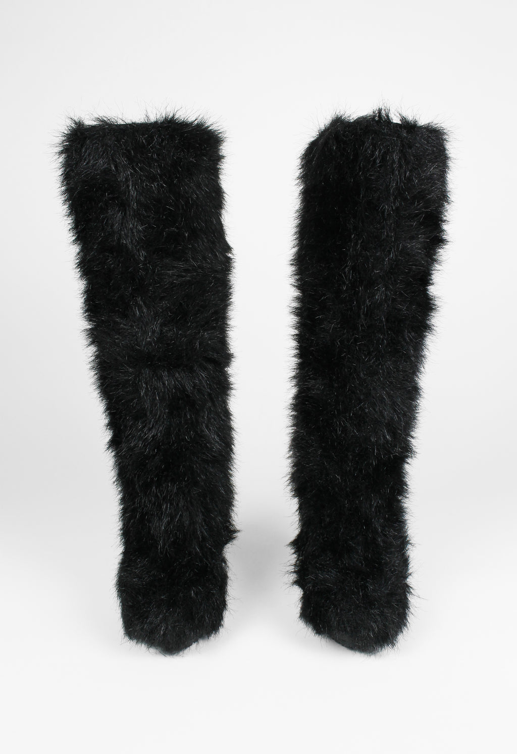 CHANEL FW 2010 KNEE HIGH YETI ICE BLOCK BOOTS