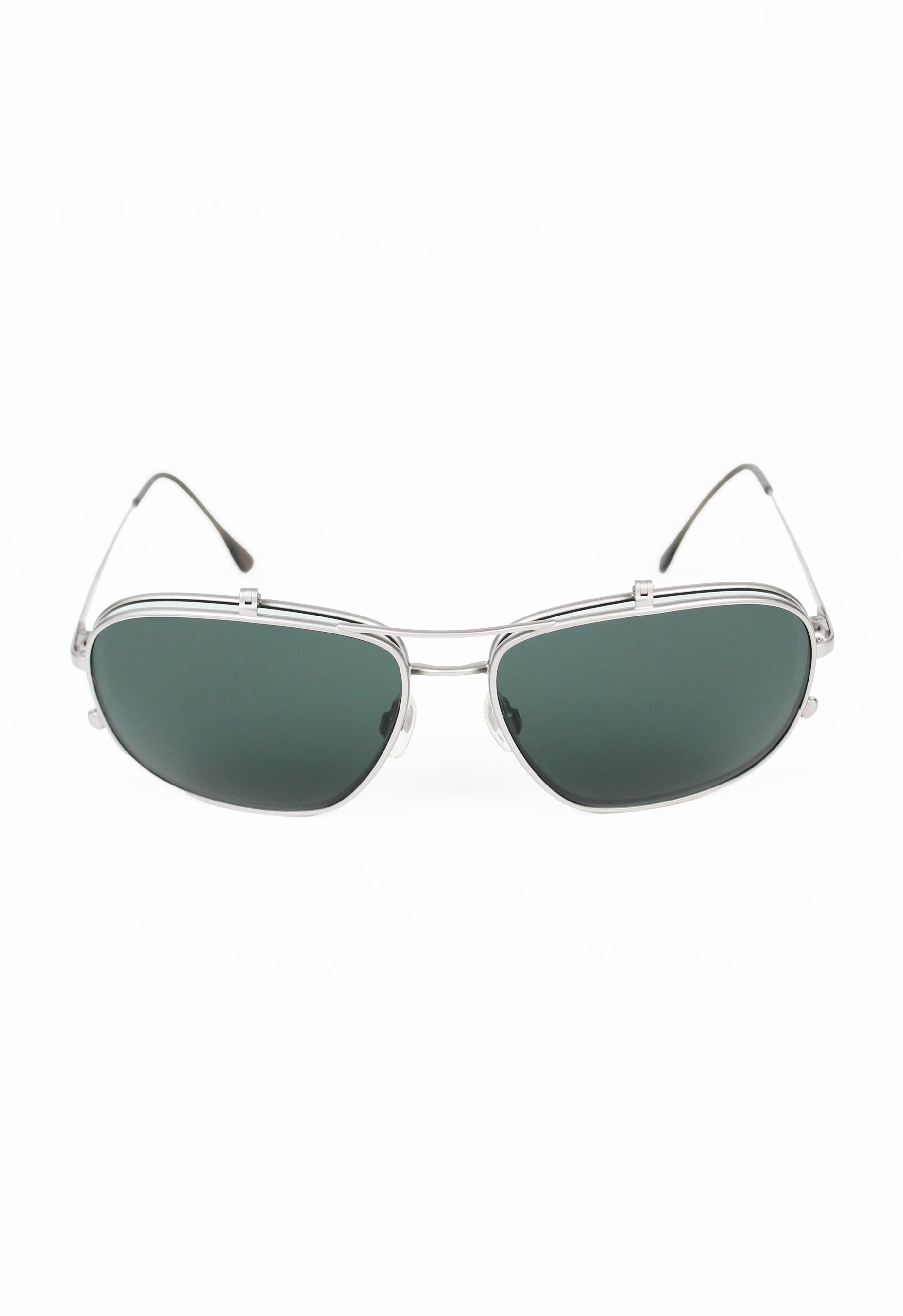CHANEL FLIP UP AVIATOR SUNGLASSES
