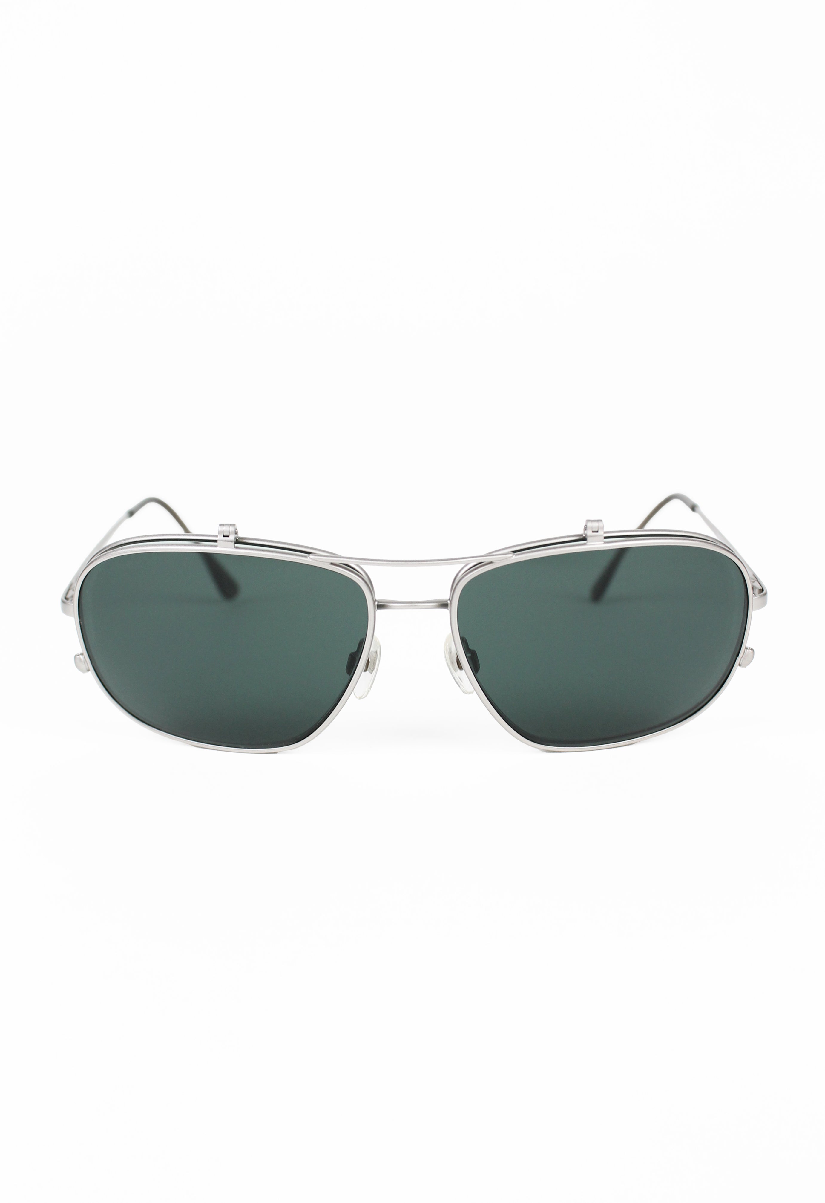 CHANEL FLIP UP AVIATOR SUNGLASSES