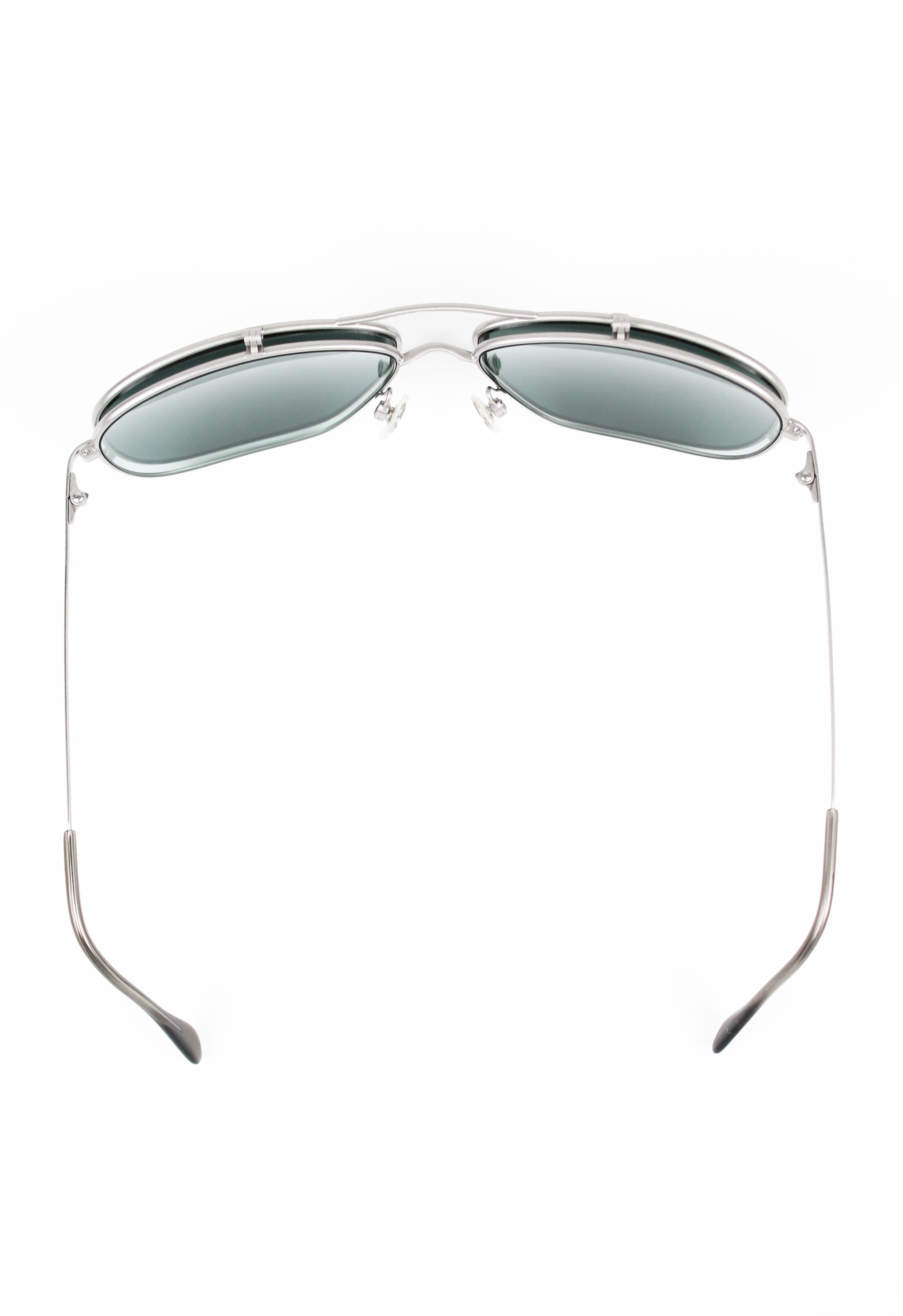 CHANEL FLIP UP AVIATOR SUNGLASSES