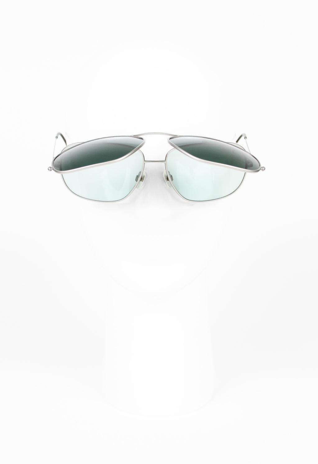 CHANEL FLIP UP AVIATOR SUNGLASSES